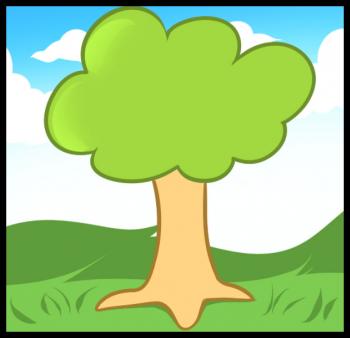 Trees - How to Draw a Tree For Kids