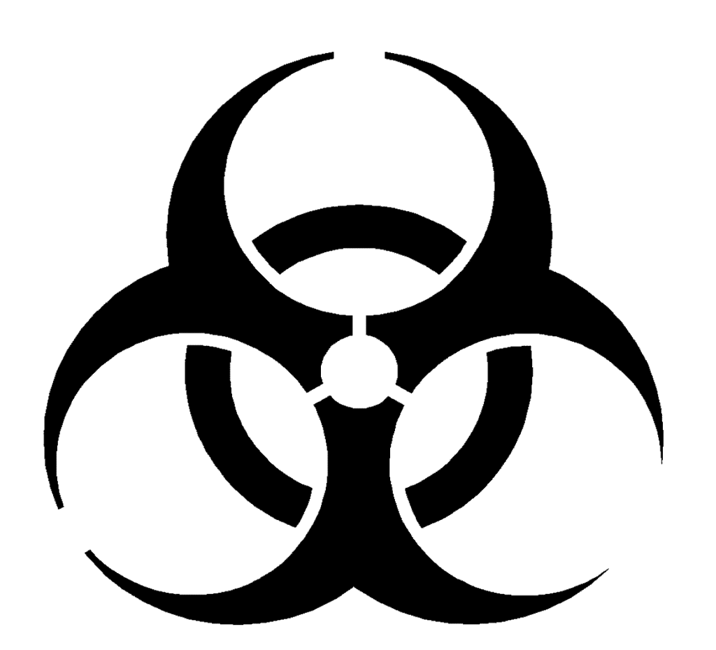 Biohazard Symbol Stencil - ClipArt Best | Stencils | Pinterest