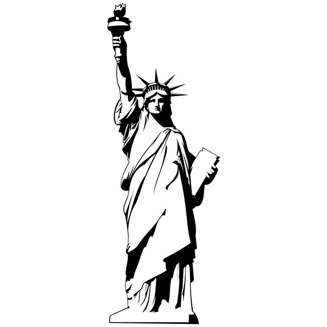Statue of Liberty - Free Vector Site | Download Free Vector Art ...