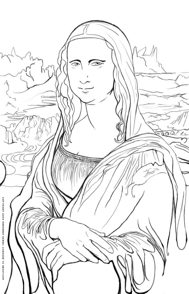 Art Coloring Pages For Kids : Art Coloring Pages Printable. Artist ...