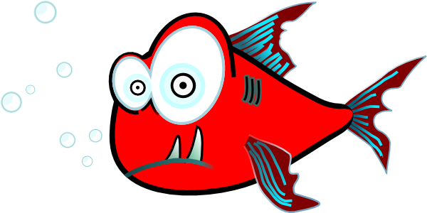 Red Fish clip art - vector clip art online, royalty free & public ...