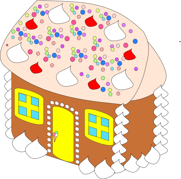 Sweet House clip art - vector clip art online, royalty free ...