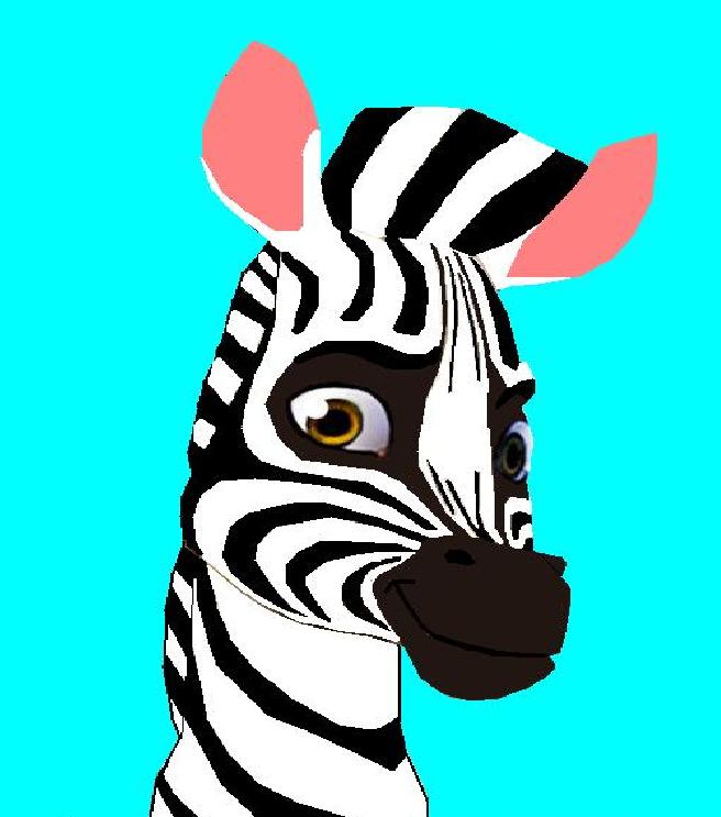fat zebra cartoon