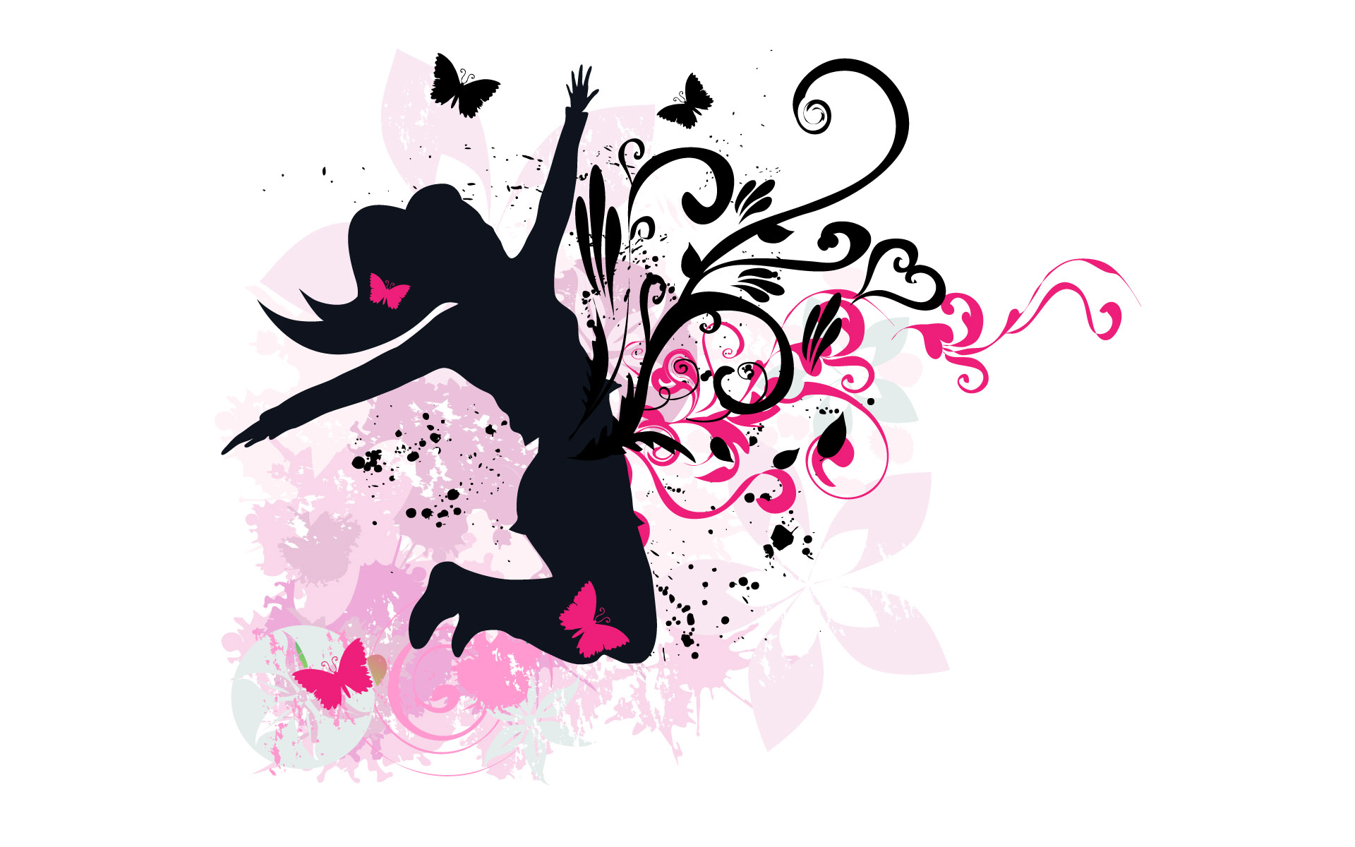 girls-dancing-music-vector- ...