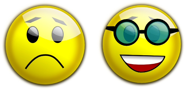 Happy And Sad Smiley Face Clipart - Free Clip Art Images