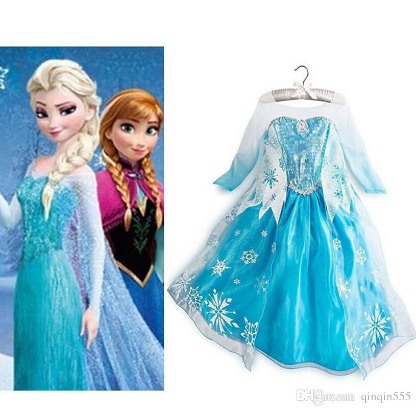 Retail 2015 Summer Frozen Dress, Kids Party Dress, Animated ...
