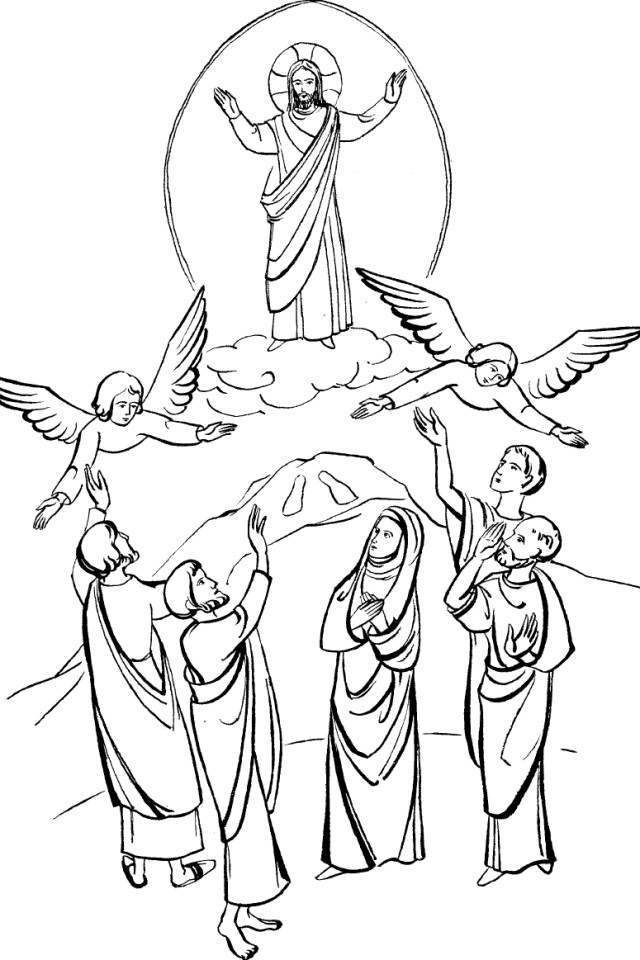 Empty Tomb Colouring Pages Tattoo Page 2
