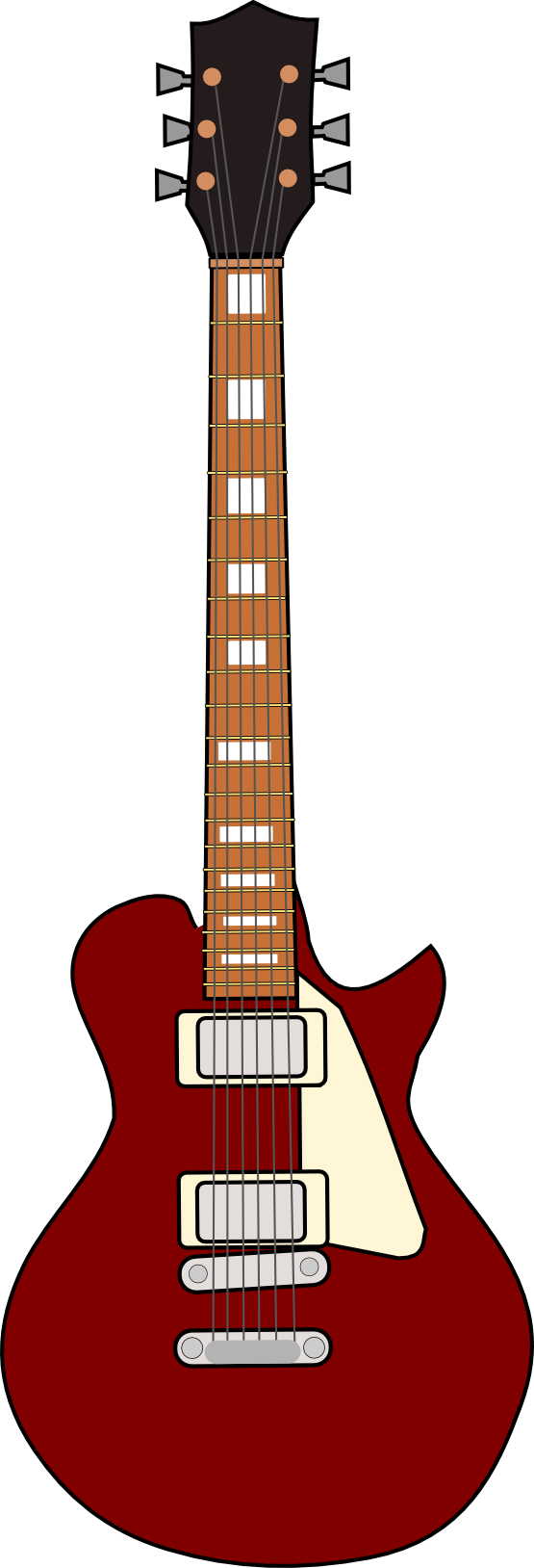 Red Electric Guitar Clipart Images & Pictures - Becuo