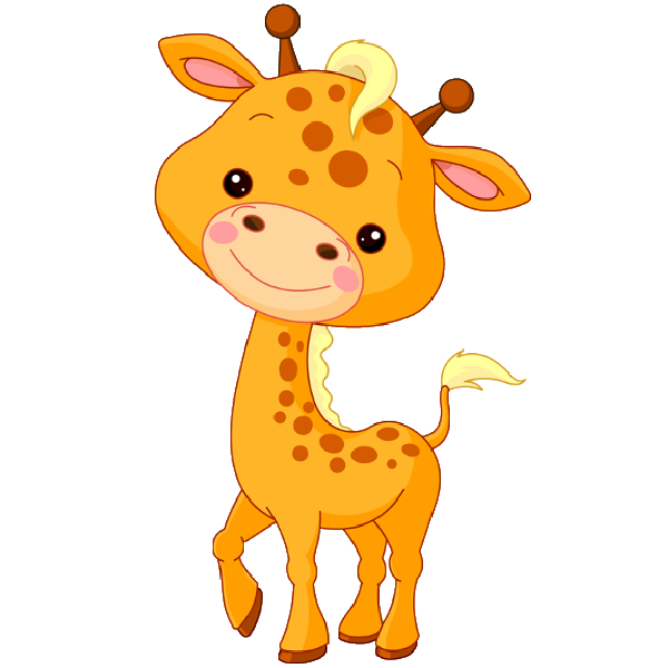 Cute Baby Giraffe - Giraffe Cartoon Images