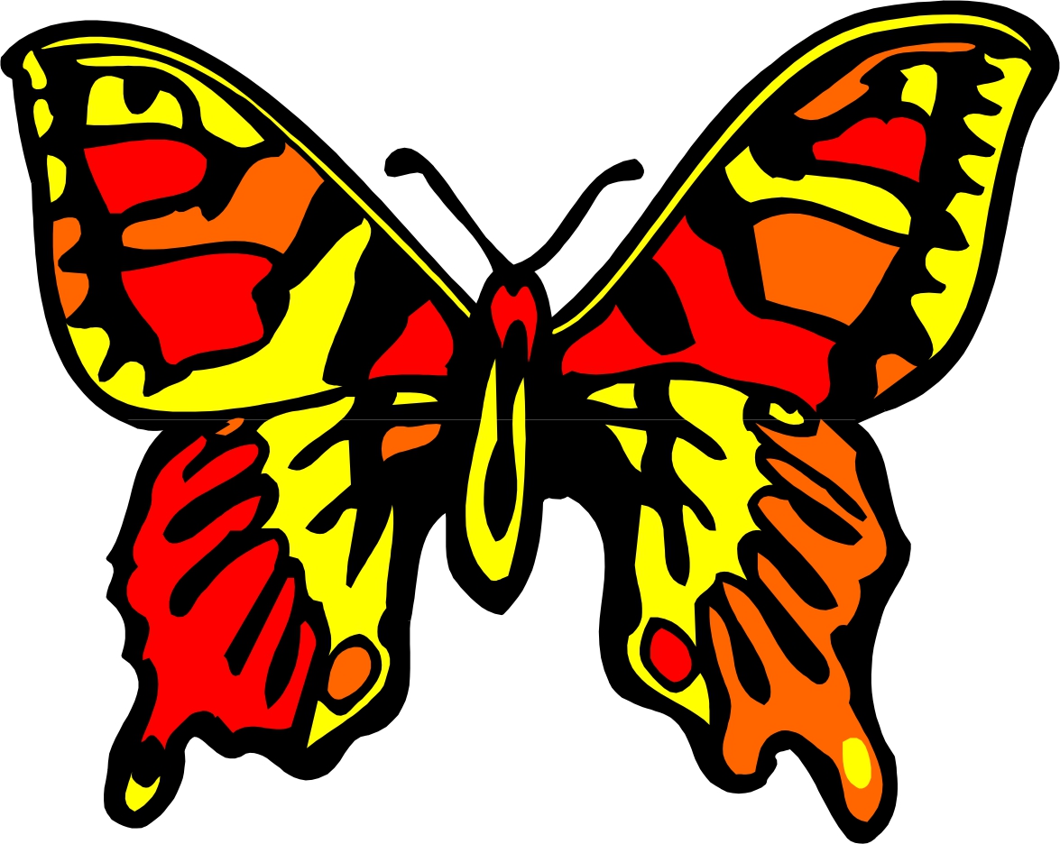 News Butterfly: Butterfly Cartoon