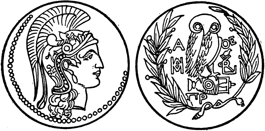 Coin of Athens | ClipArt ETC