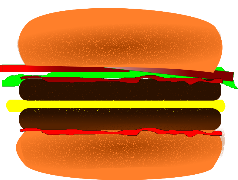 Free Stock Photos | Illustration of a hamburger | # 14195 ...