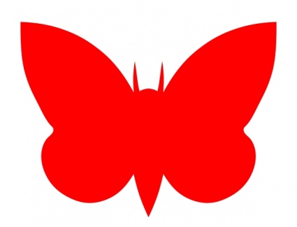 Red Butterfly Clip Art | Cool Eyecatching tatoos