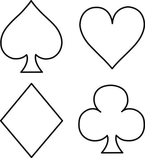 Deck Of Cards Symbols Cliparts co