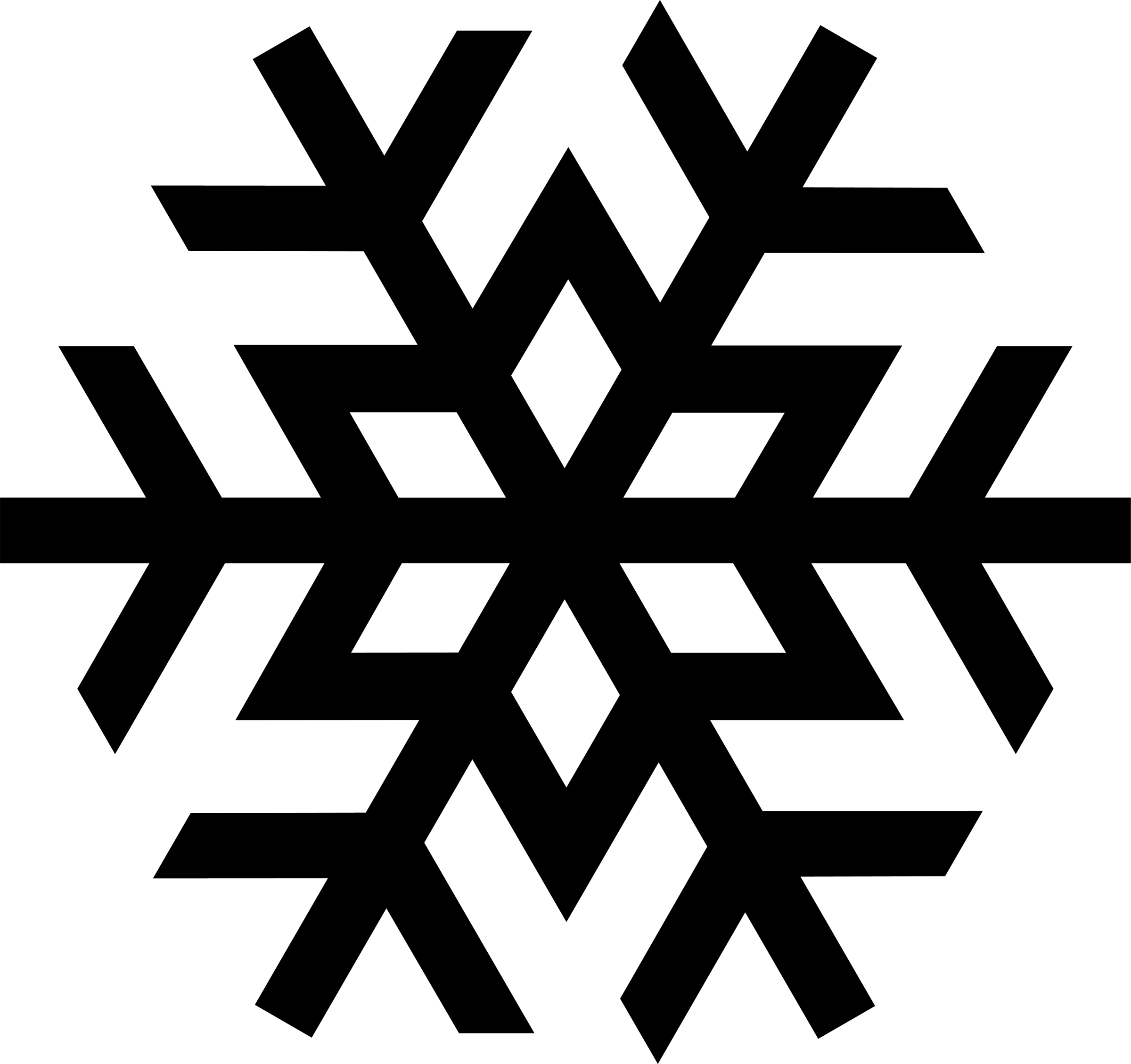 Simple Snowflakes - ClipArt Best