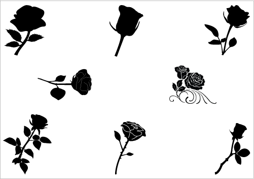 free flower silhouette clip art - photo #27