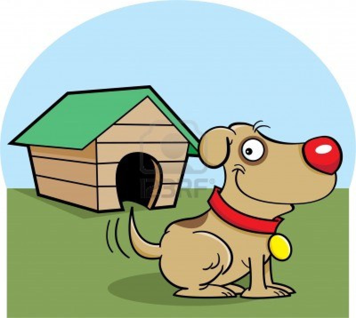 cartoon dog house clipart - photo #18