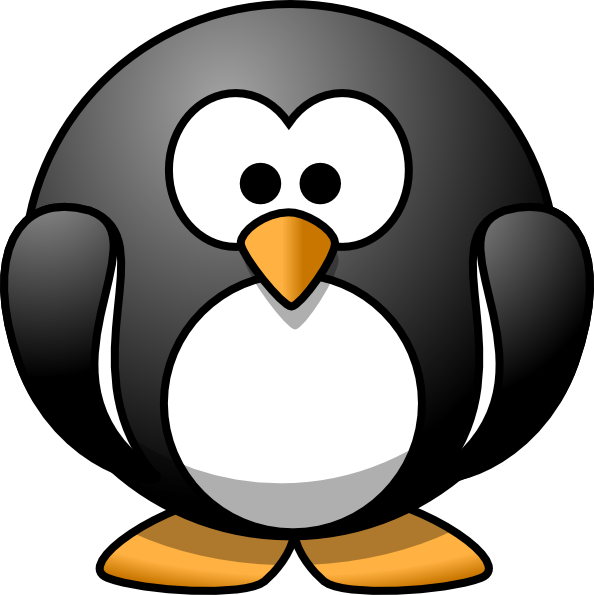 Cartoon Penguin clip art - vector clip art online, royalty free ...