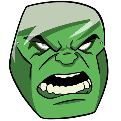Face Mask-Incredible Hulk | Clipart Panda - Free Clipart Images