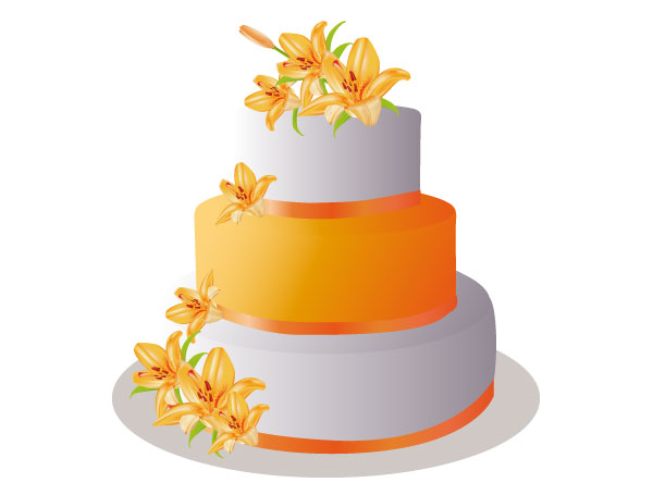 Pastel Cake Vector Art Free | Download Free Food Vector Graphics