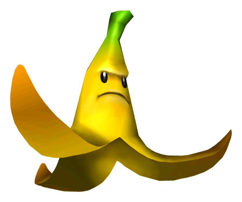 Banana Peel - The Mario Kart Racing Wiki - Mario Kart, Mario Kart ...