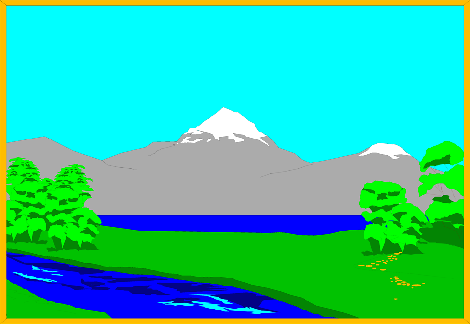 Mountain Landscape Clipart Images & Pictures - Becuo