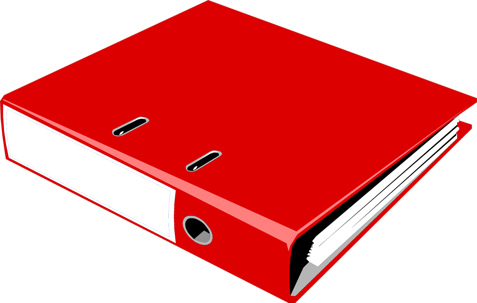 Free Stock Photos | Illustration of a red notebook binder | # 4469 ...