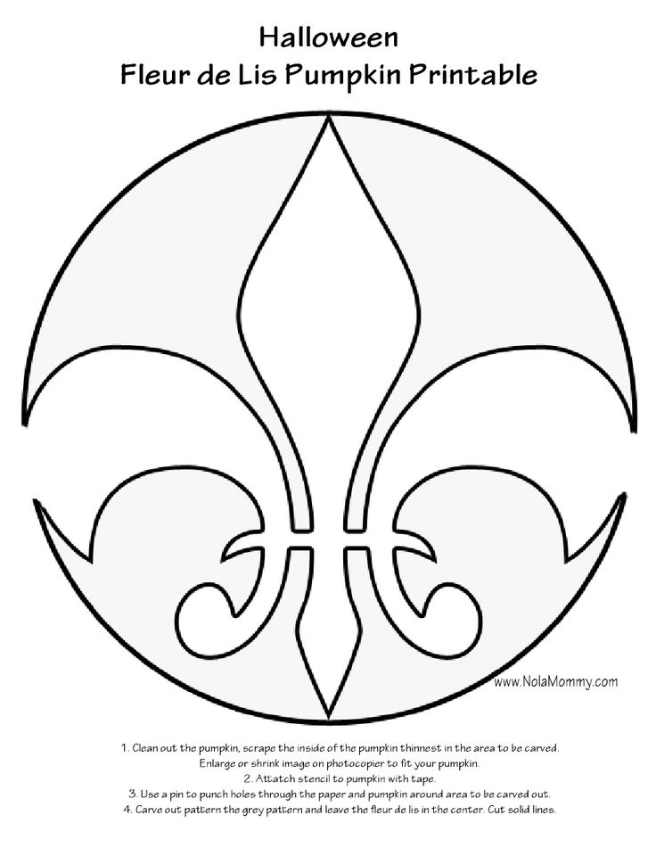 Printable Fleur De Lis Stencil Cliparts co