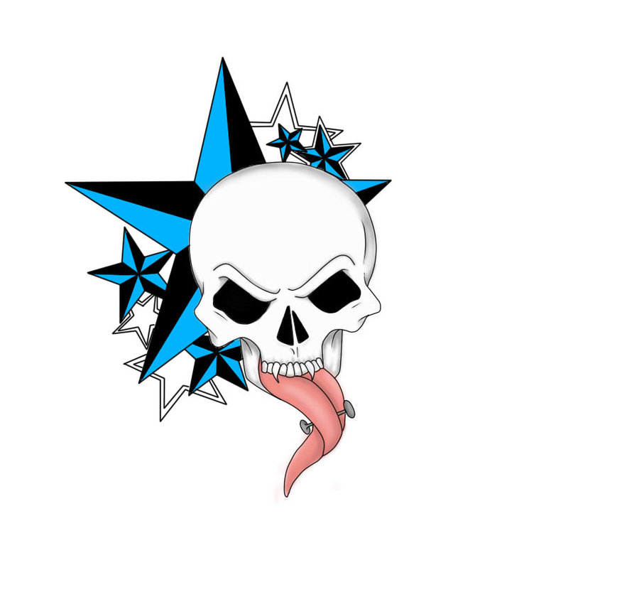 Skull Tattoo Design by Kandyland-kizzez on deviantART