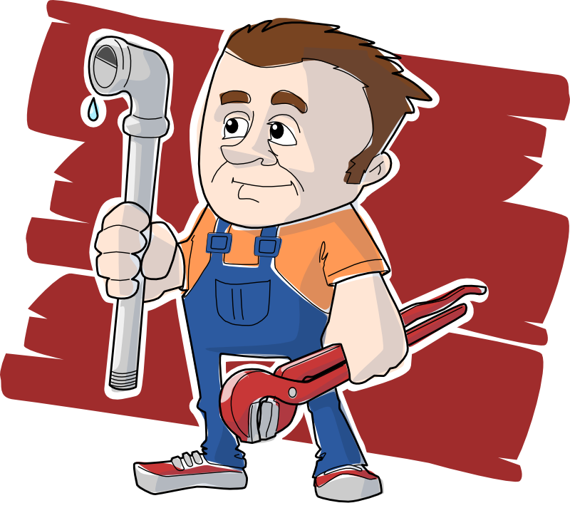 Clipart - plumber