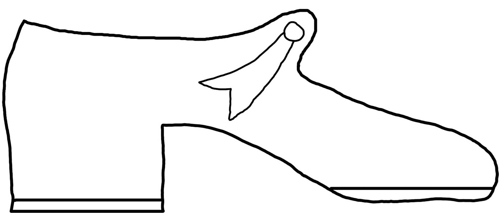 dancing shoes coloring pages - photo #26