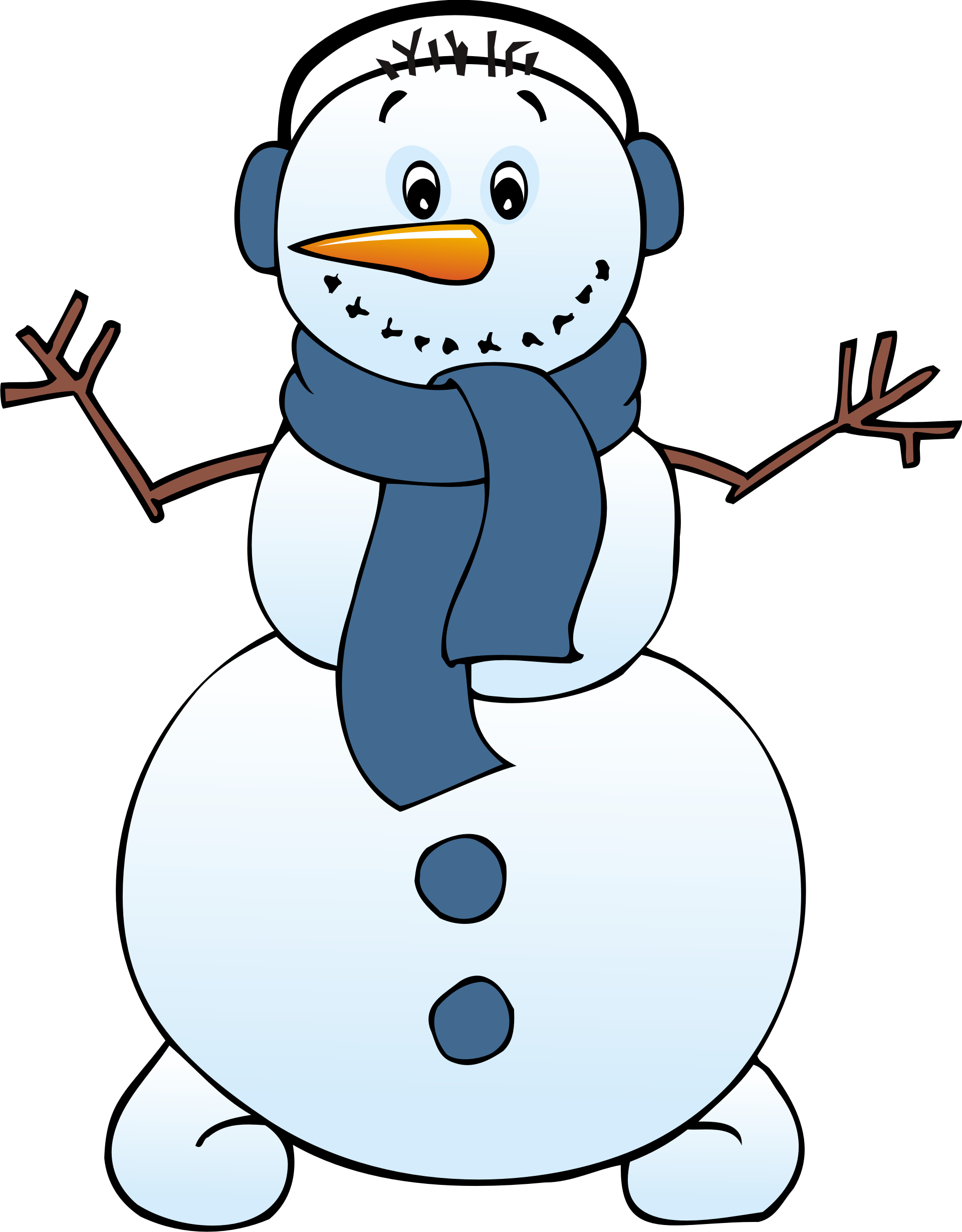 Winter Snowman Clipart - ClipArt Best