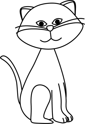 Cat Clip Art Black And White | Clipart Panda - Free Clipart Images