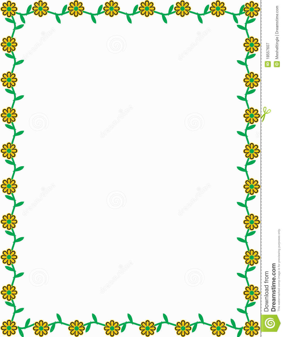clipart spring flowers border - photo #33