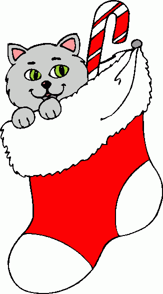 clip art christmas cat - photo #29