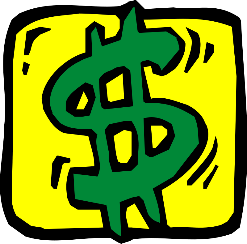 Money Symbol Cartoon Clipart - Free Clip Art Images