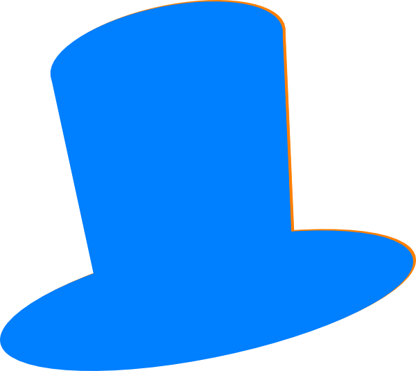 Blue Hat clip art - vector clip art online, royalty free & public ...