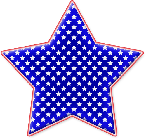 Star Red White And Blue Png Clipart by clipartcotttage on deviantART