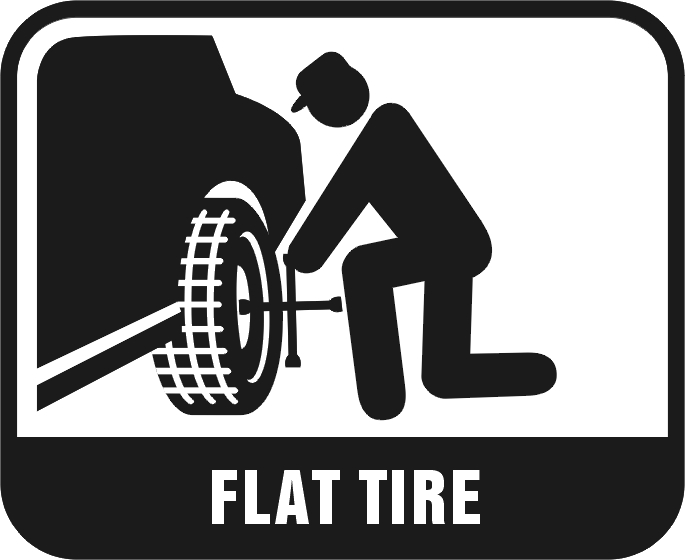 Pix For > Flat Tire Clipart