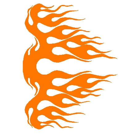 Flame Decal Designs, flame decals, flame stickers, fire tribal ...