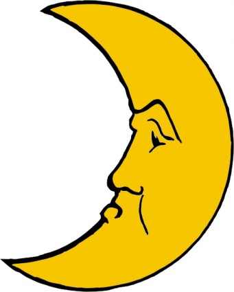 Moon symbol crescent clip art Free vector for free download (about ...