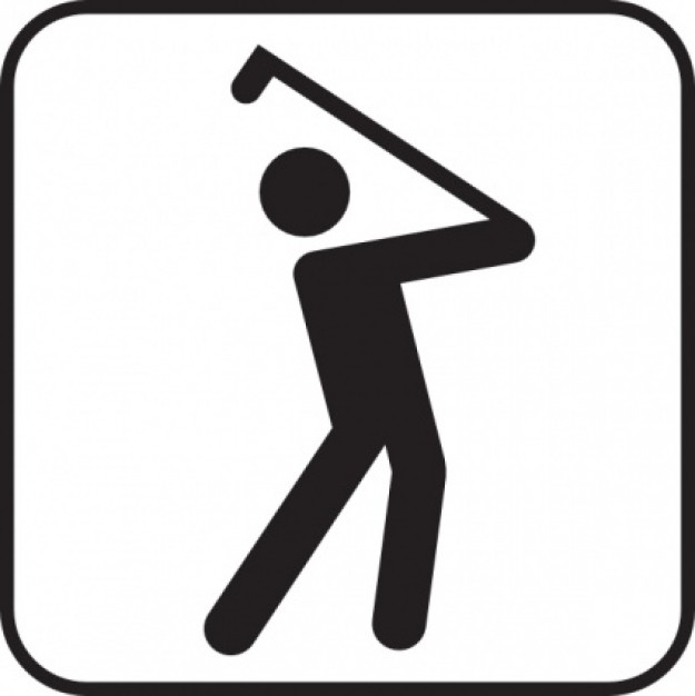 Golf Course clip art Vector | Free Download