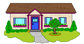 Houses and Buildings Clip Art - Modern House