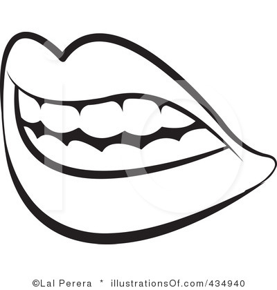 Teeth Clipart Black And White | Clipart Panda - Free Clipart Images