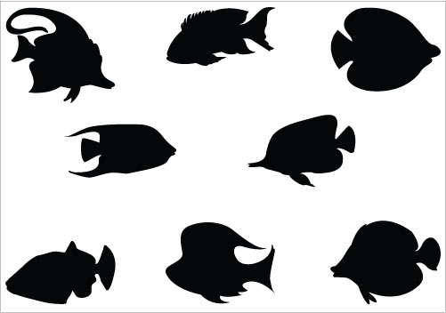Tropical Fish Silhouette | Clipart Panda - Free Clipart Images