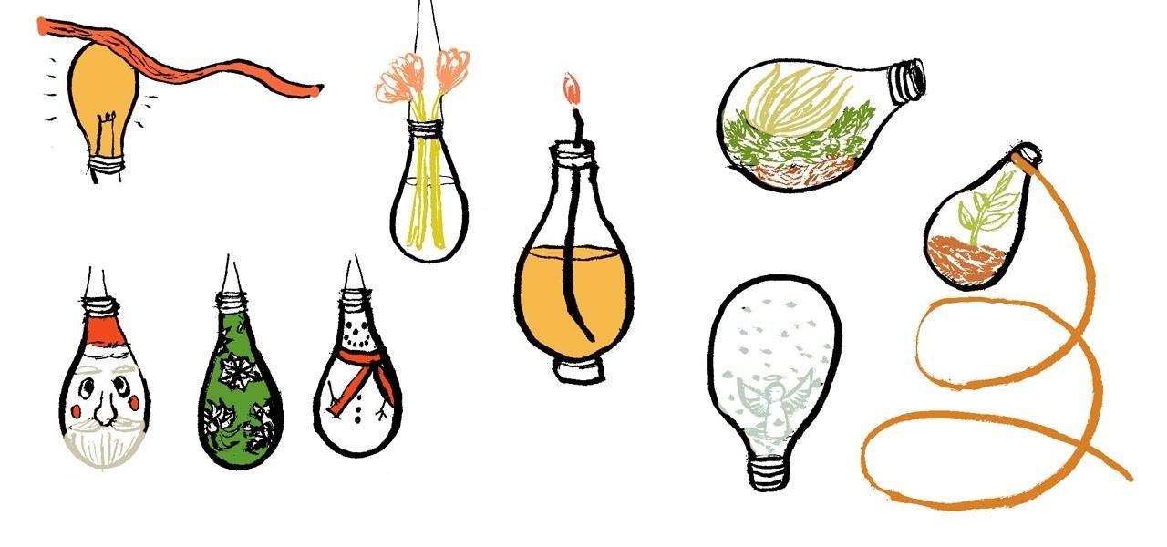 7 Bright Ideas for Old Light Bulbs « The Secret Yumiverse