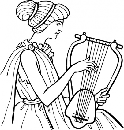 Lyre Musical Instrument clip art - Download free Other vectors