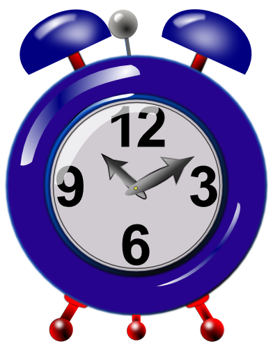 Alarm Clock Bells Navy Clip Art Download