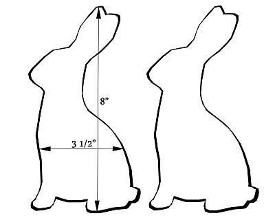 Easter Bunny Rabbit Template - ClipArt Best