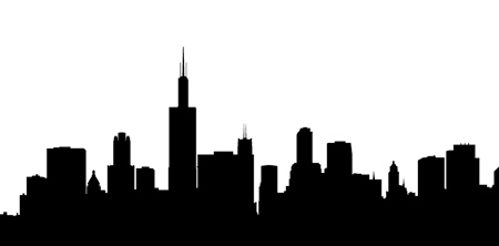 Pin Chicago Skyline Outline Drawing on Pinterest